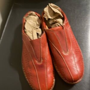 Slip on shoe for women or men.